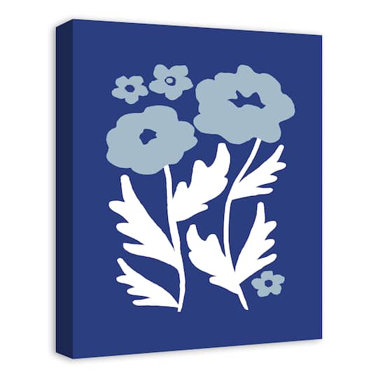 Modern Poppies 16" x 20" Canvas Wall Art